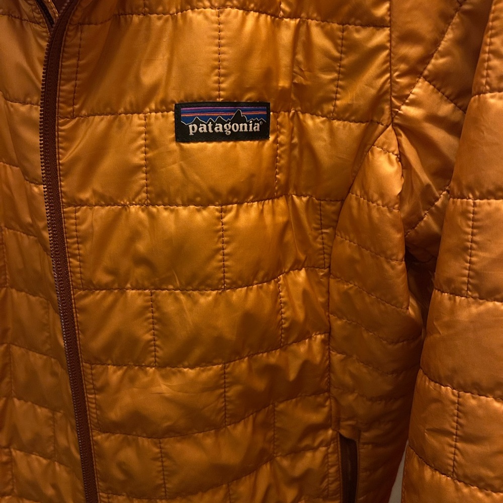 Patagonia Brown and Gold/yellow Jacket